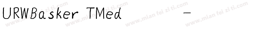 URWBasker TMed 英文体字体转换